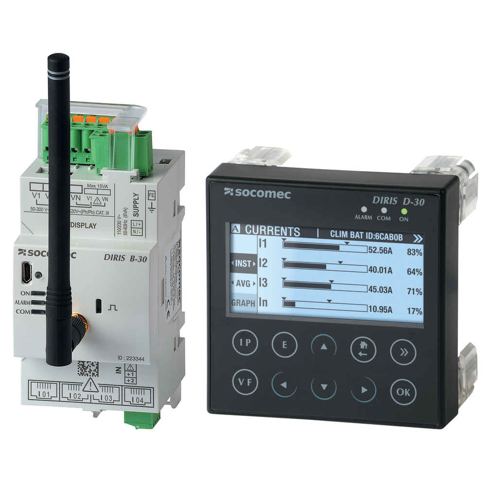 Многофункциональные устройства мониторинга DIRIS B-30 RS485-MODBUS-230VAC