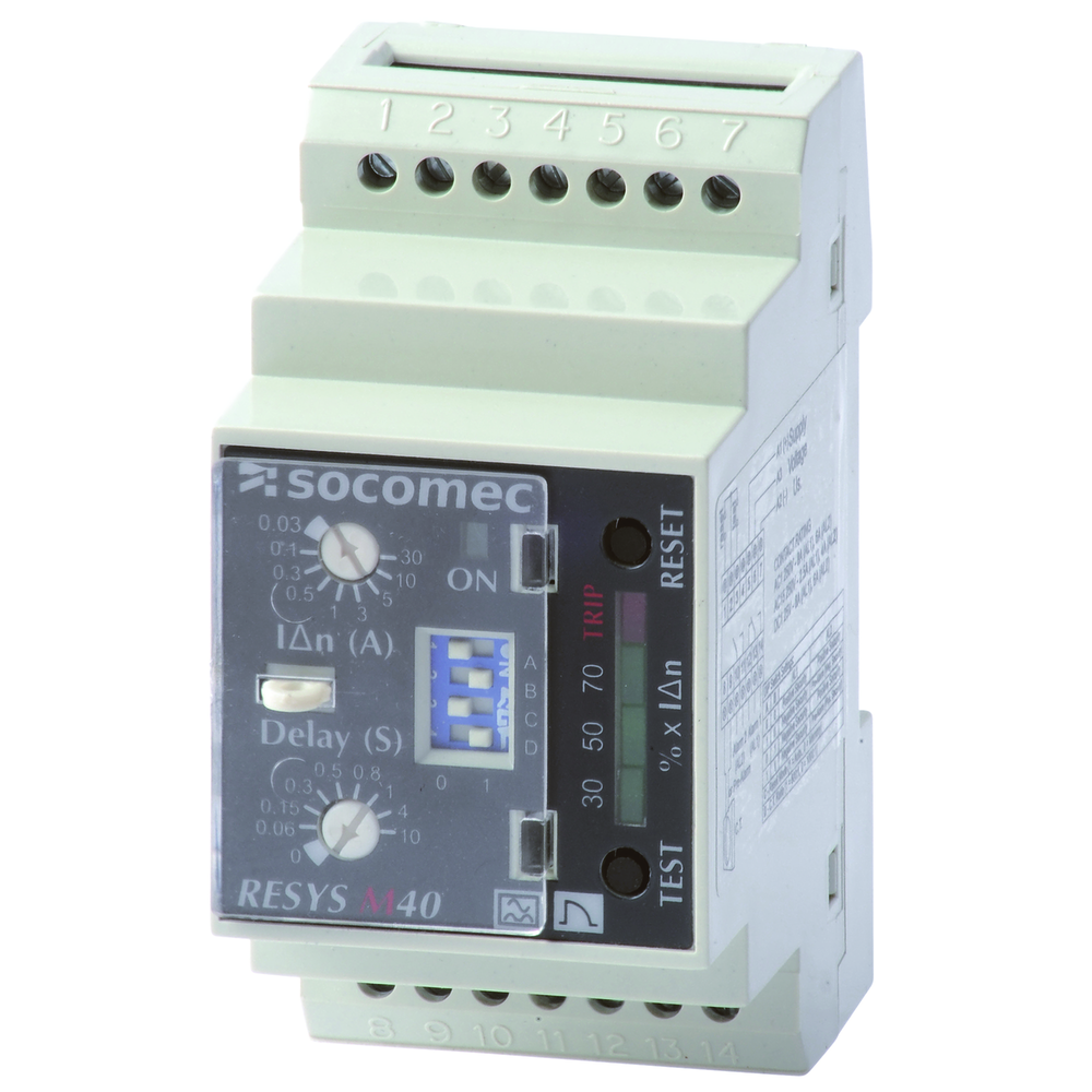 Реле тока утечки RESYS M40 US=12-125VDC