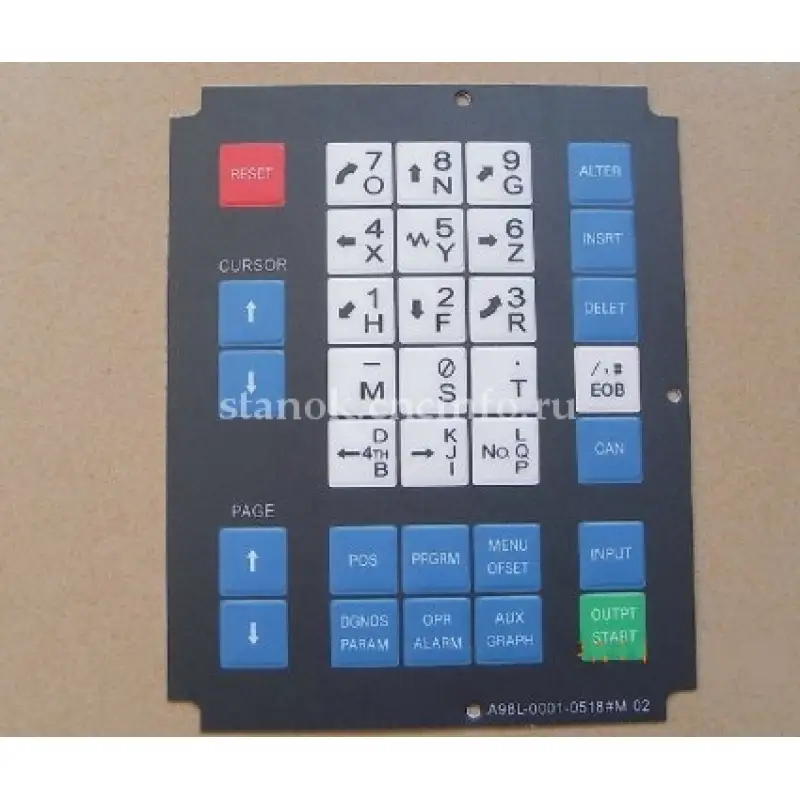 Клавиатура для станков с ЧПУ Fanuc A98L-0001-0518#A