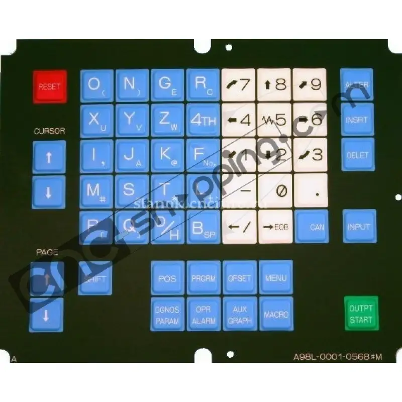 Клавиатура для станков с ЧПУ Fanuc A98L-0001-0568#M